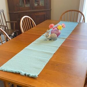 Elegant Blue Table Runner